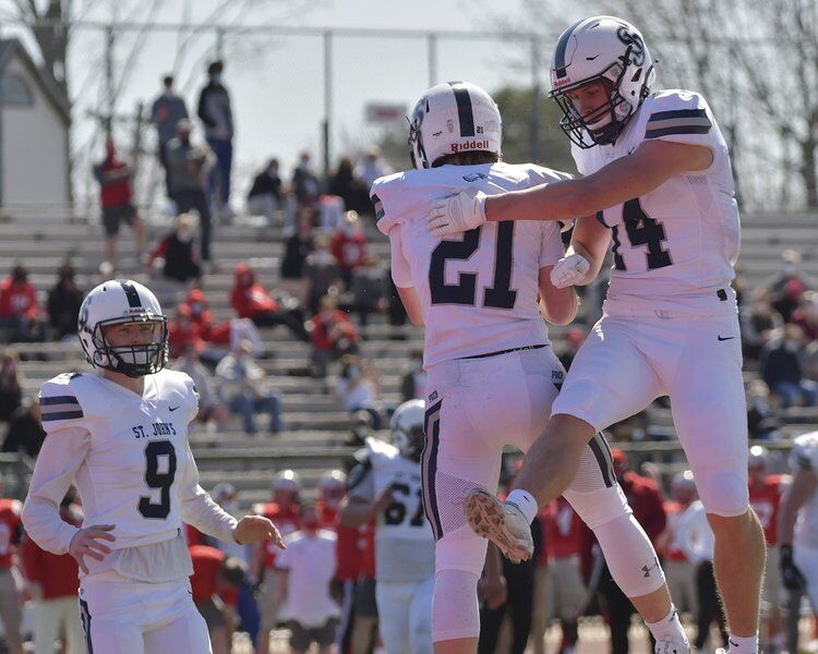 Knights control the trenches, run all over St. John's PrepĀ